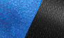 Blue Electric Suede/Black Satin