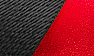 Red Suede/Black Satin