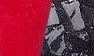 Black Seaweed/Red Suede