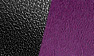 Black Leather/Purple Suede