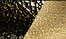 Black Glitter/Gold Leather