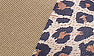 Leopard Print Leather/Elastic