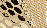 Gold Embossed Leather/Mesh