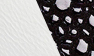 White Leather/Black Stingray