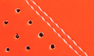 Neon Orange Perf Eco Leather