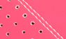 Neon Pink Perf Eco Leather