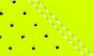 Neon Yellow Perf Eco Leather