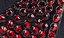 Black Satin/Red Stone