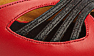 Black/Red Leather
