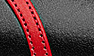 Black Leather/Red Leather