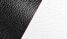 Black/White Leather