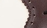 Brown/White Leather