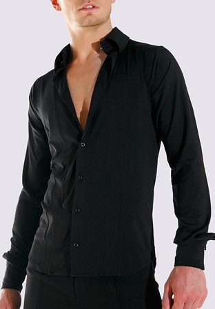 Maly Mens Dance Shirt MF72201-Black