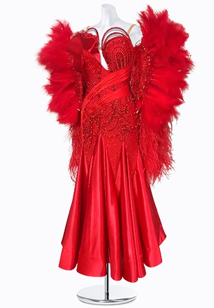 Ruby Dusk Ballroom Gown BS-B250013