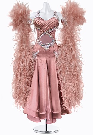 Velour Blush Ballroom Gown BS-B250022