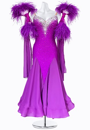 Violet Prism Ballroom Gown BS-B250040