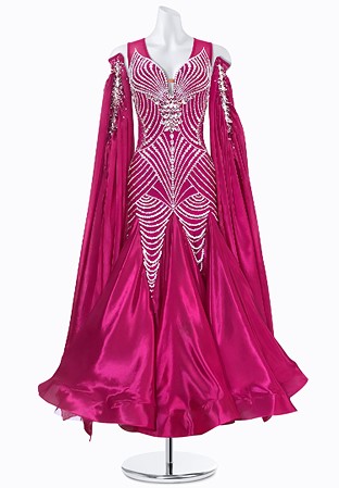 Merlot Pearl Ballroom Gown BS-B250050