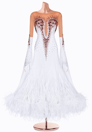 Bronze Elegance Ballroom Gown TID-BM1040
