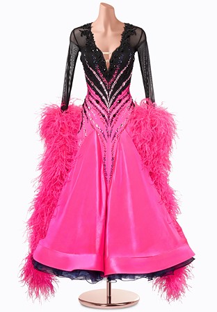 Rose Noir Ballroom Gown MF-B0419