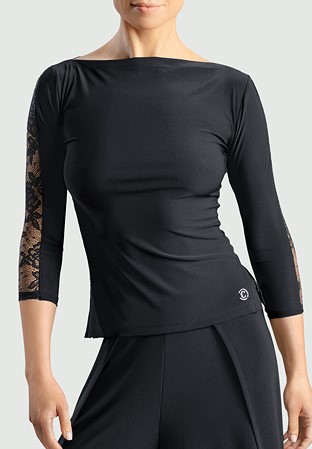 Chrisanne Clover Constance Top-Black