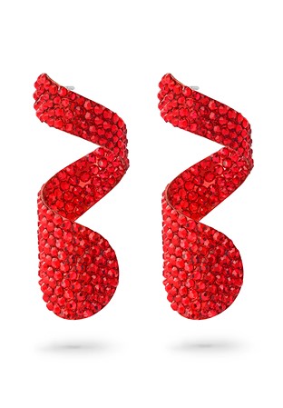 Spiral Earrings-Light Siam