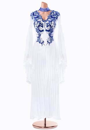 Azure Pleats Smooth Jumpsuit TID-SM1250