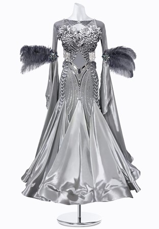 Platinum Whisper Ballroom Gown BS-B250001