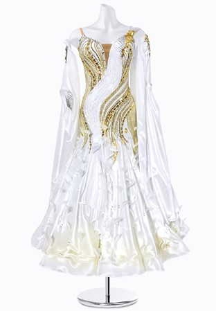 Flowing Swan Ballroom Gown BS-B250004