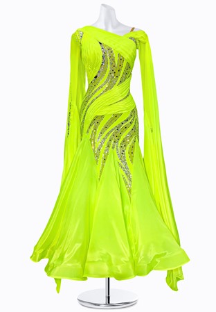 Neon Pulse Ballroom Gown BS-B250009