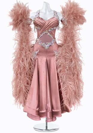 Velour Blush Ballroom Gown BS-B250022