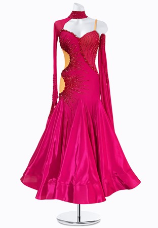 Magenta Spell Ballroom Gown BS-B250028