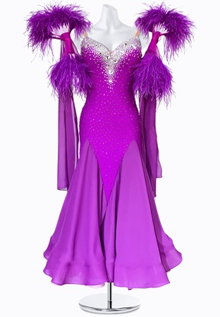 Violet Prism Ballroom Gown BS-B250040