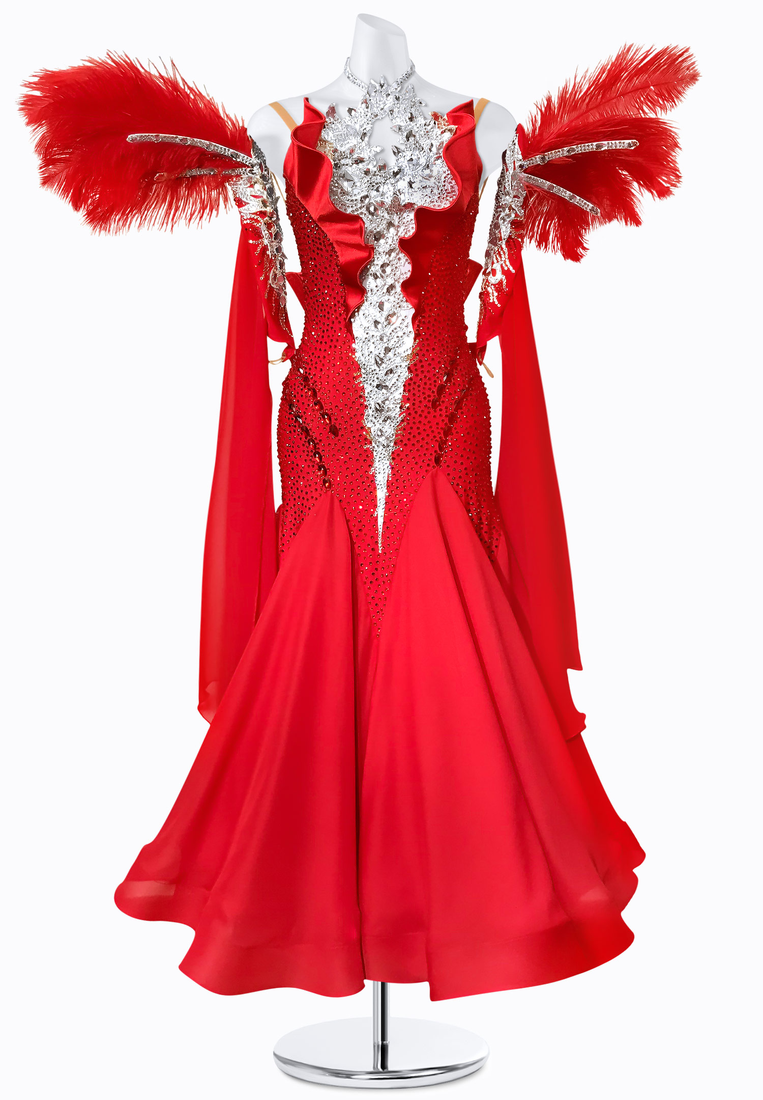 Crimson Dove Ballroom Gown BS-B250057