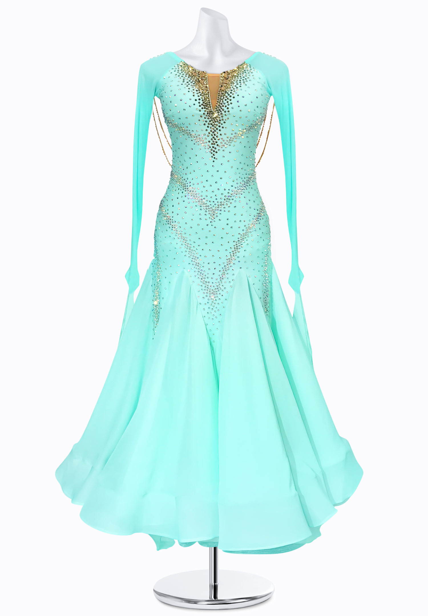 Garden Mist Ballroom Gown BS-B250076