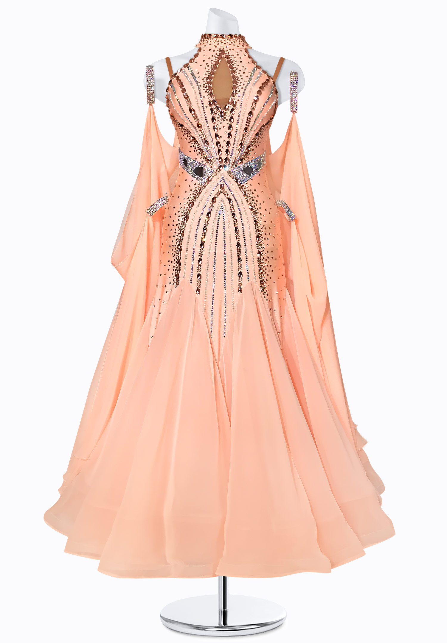 Peach Dream Ballroom Gown BS-B250093