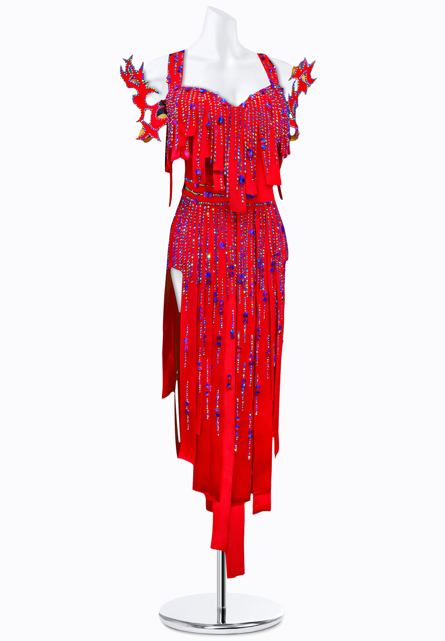 Blazing Strap Latin Dress AM-L3123