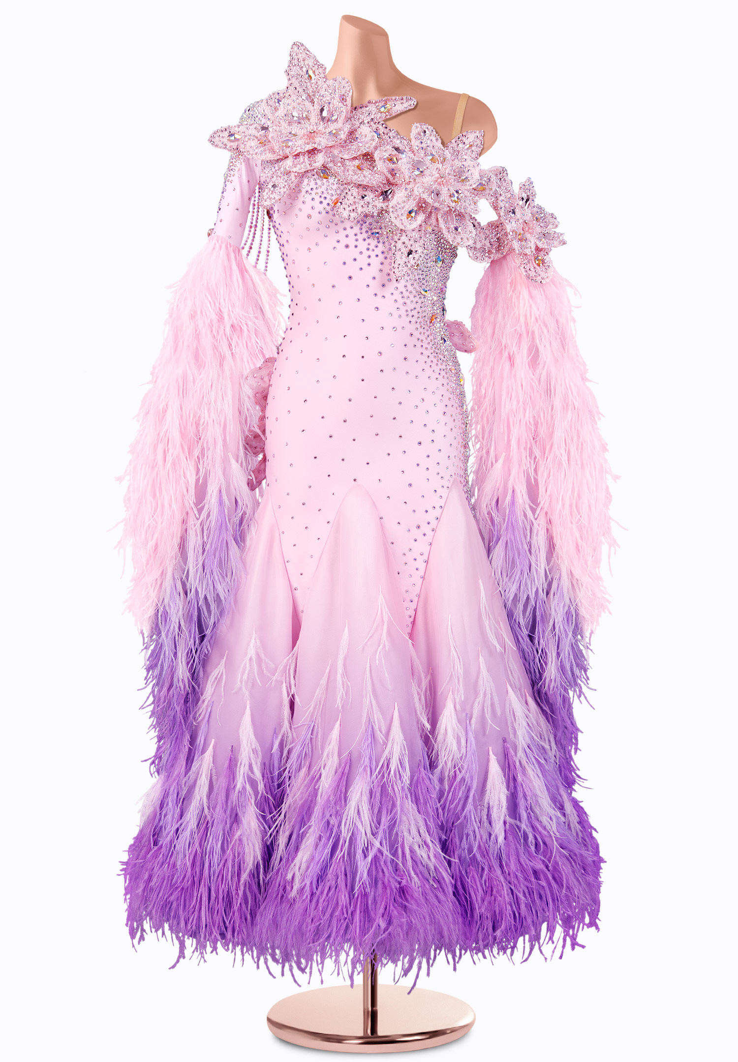 Blushed Iris Ballroom Gown TID-BM1267