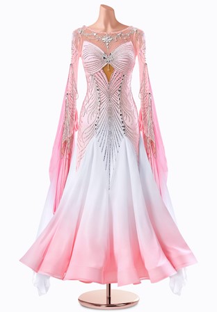 Blushing Waltz Ballroom Gown TID-BM1234