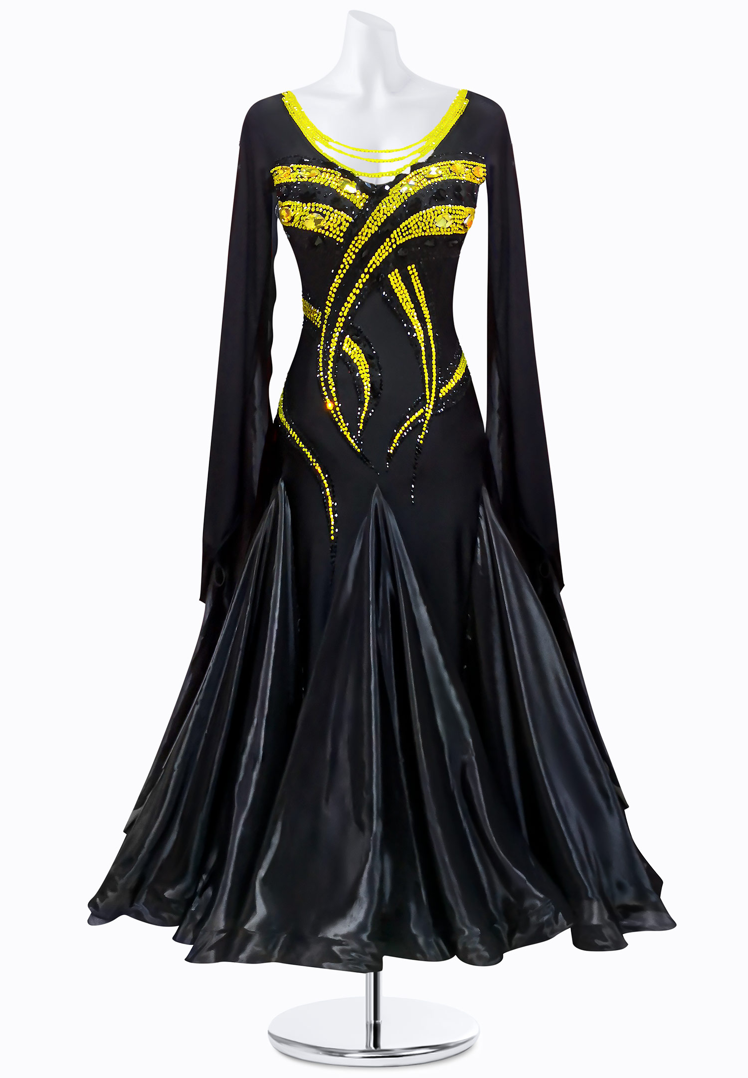 Bumble Bee Ballroom Gown AM-B3024