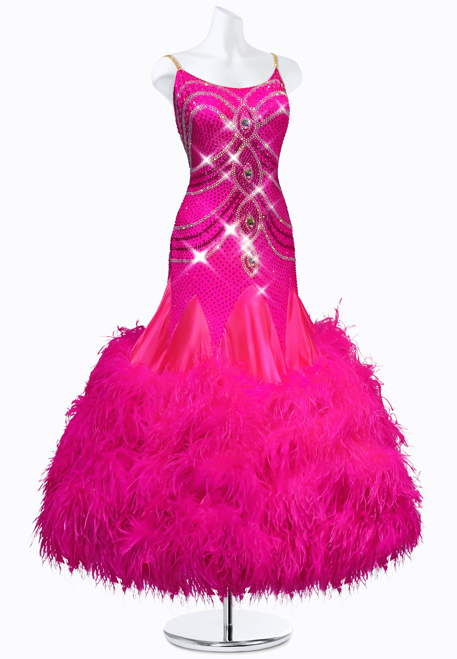 Charmed Feather Ballroom Gown PR-B210022