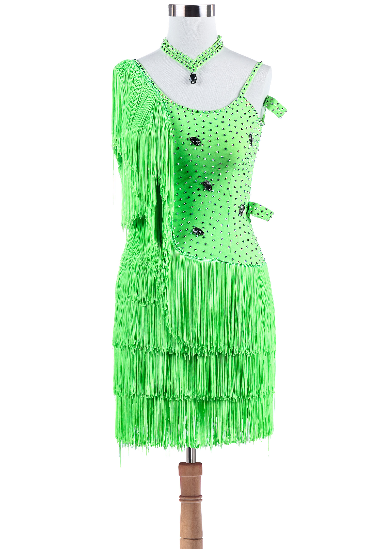 Charming Fringe Latin Rhythm Dance Competition Dress VN-L5252