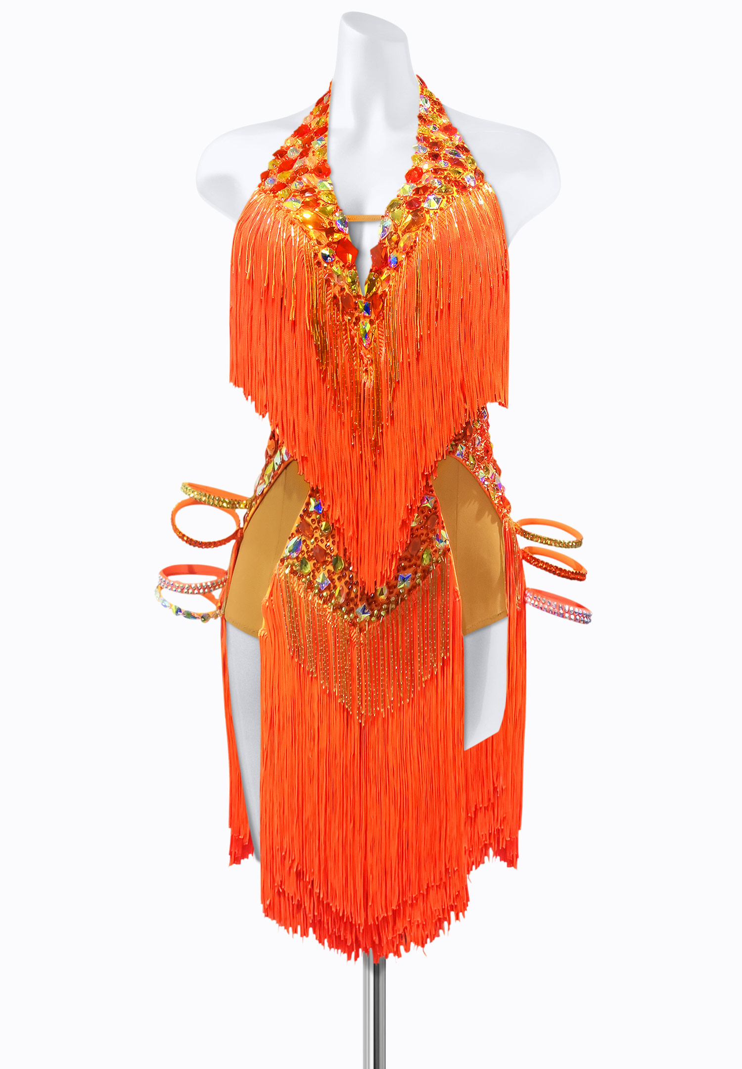 Clementine Fringe Latin Dress AM-L3618