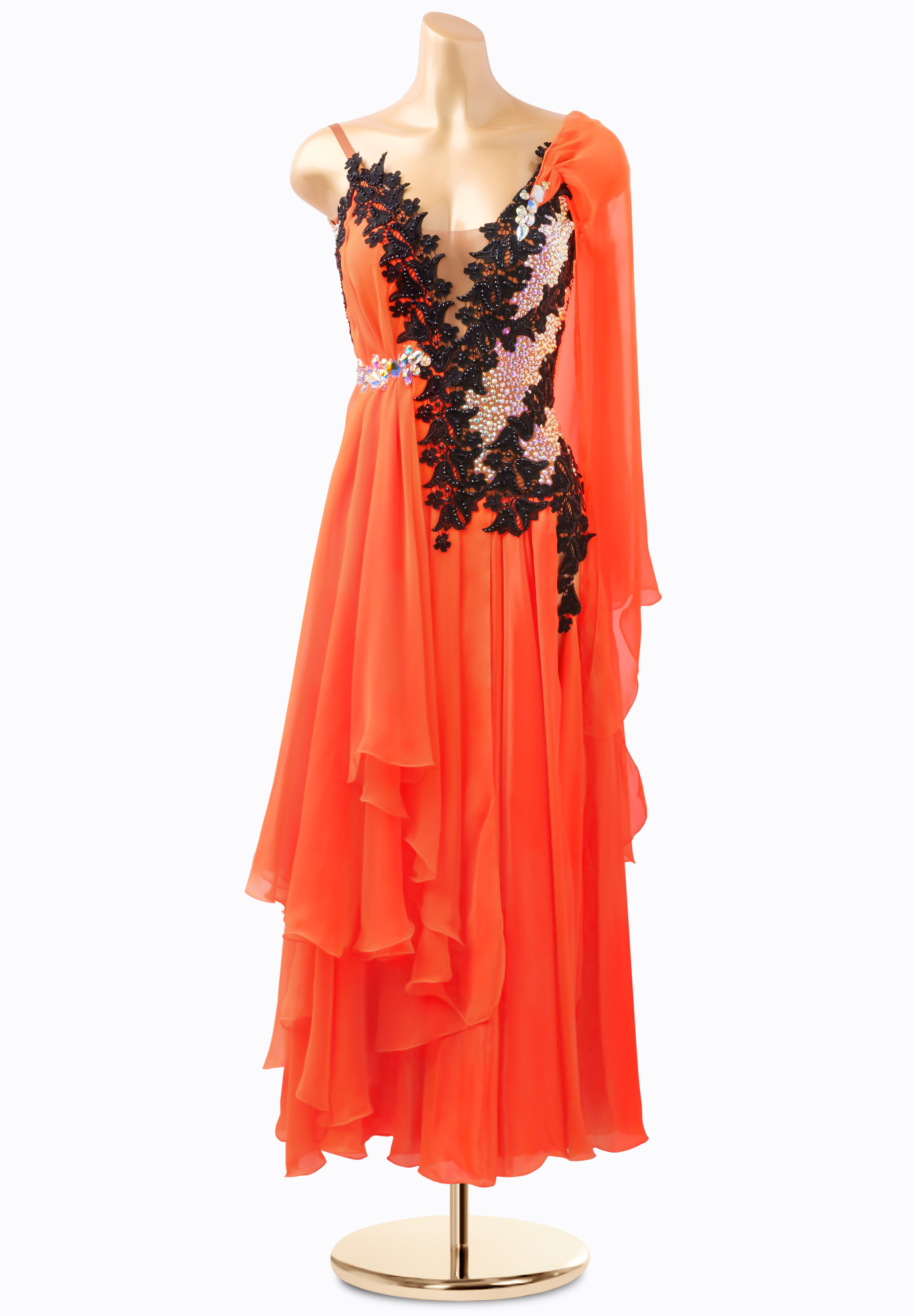 Coral Motion Smooth Gown VB-S24006