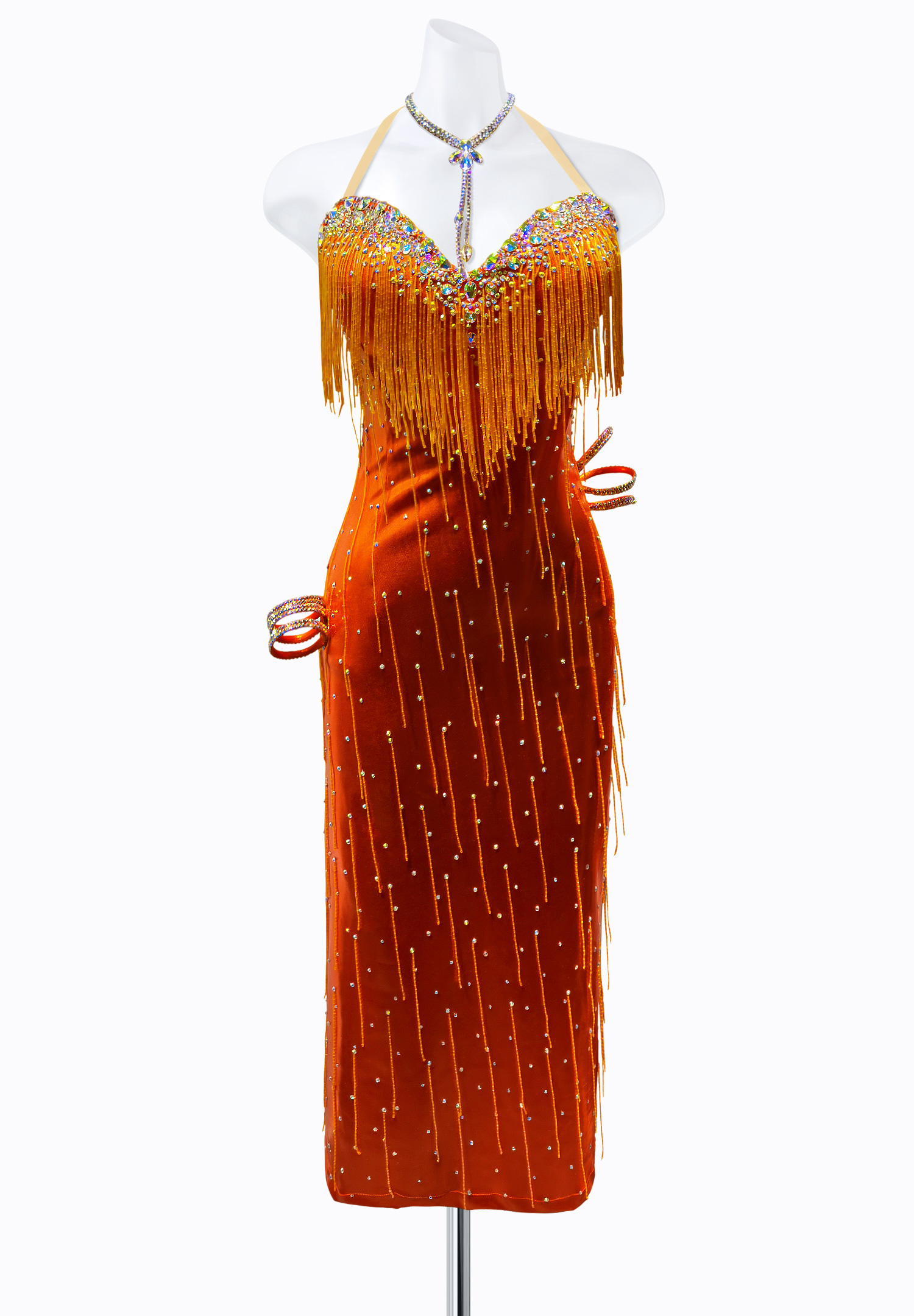 Cosmic Fringe Rhythm Dress AM-L3637