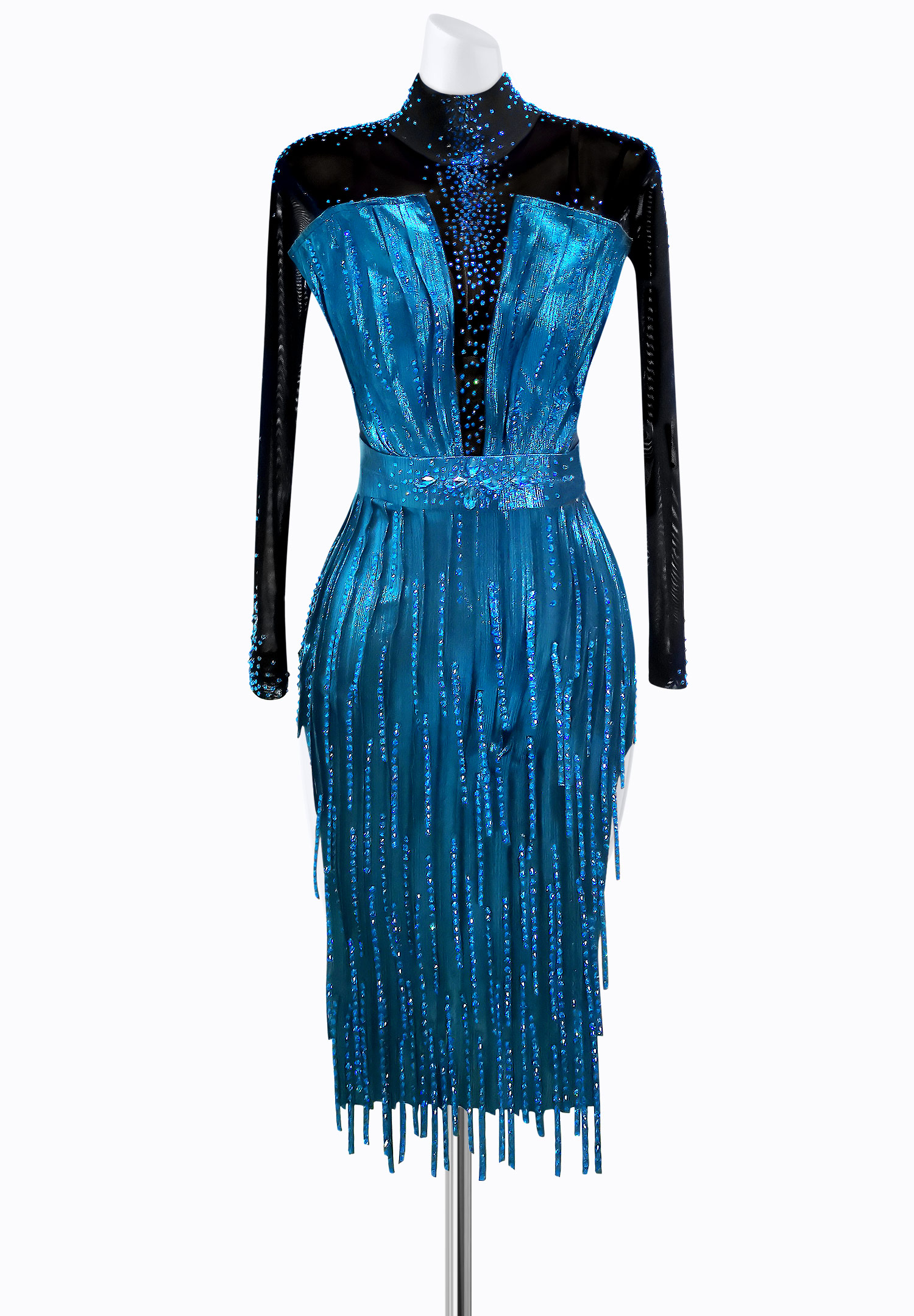Cosmic Pleats Latin Dress AM-L3519