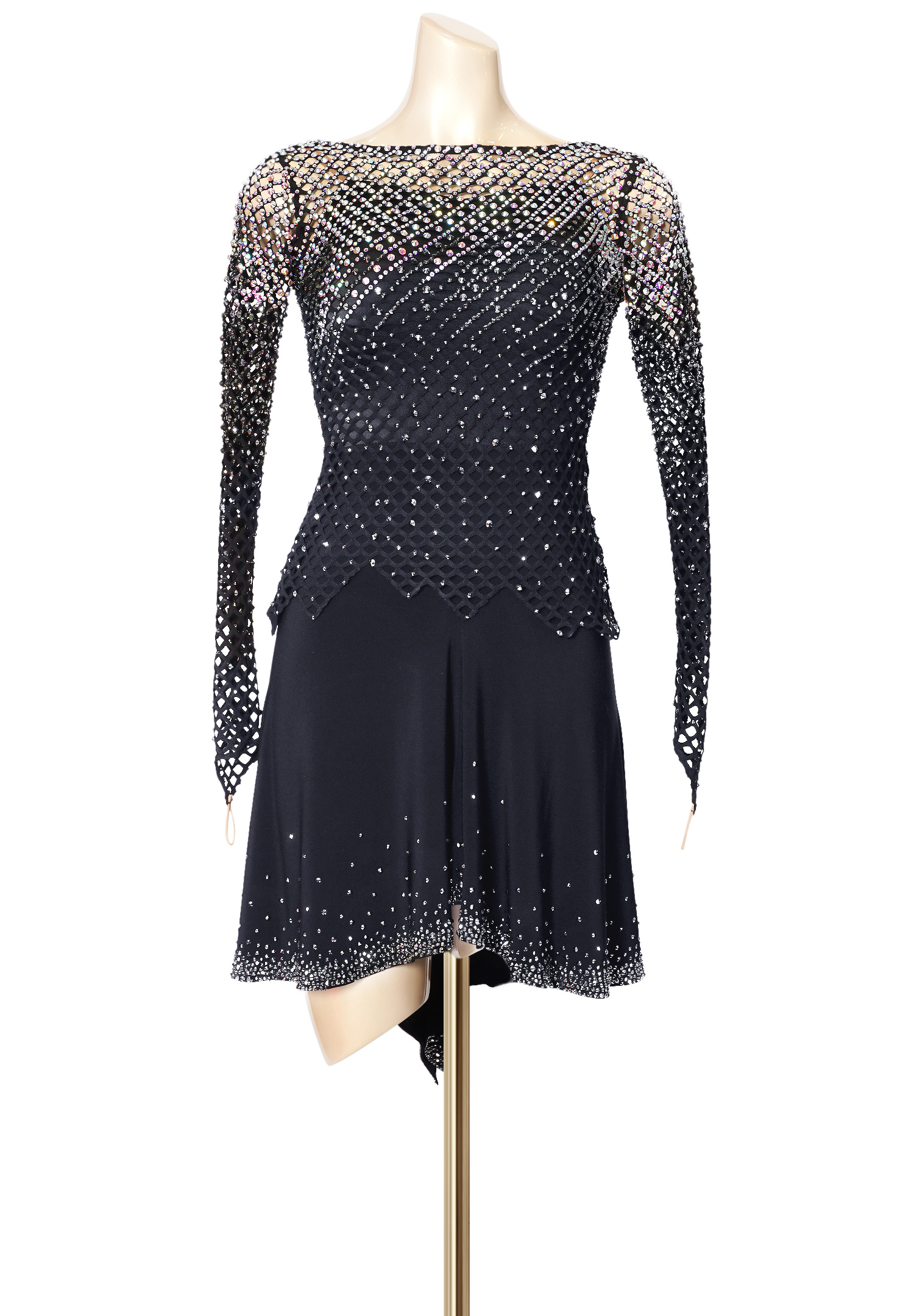 Crystal Dual Mesh Rhythm Dress PC-WL19002