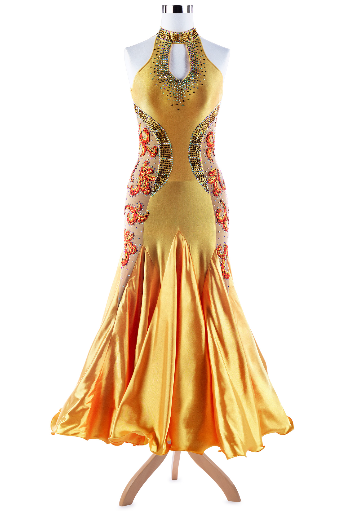 Crystallized Oriental Charm Smooth Dance Dress VN-A5361