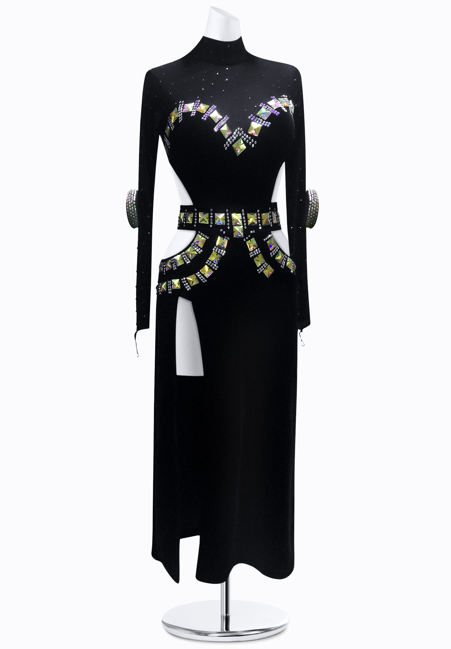 Cubic Sweetheart Latin Dress AM-L3236