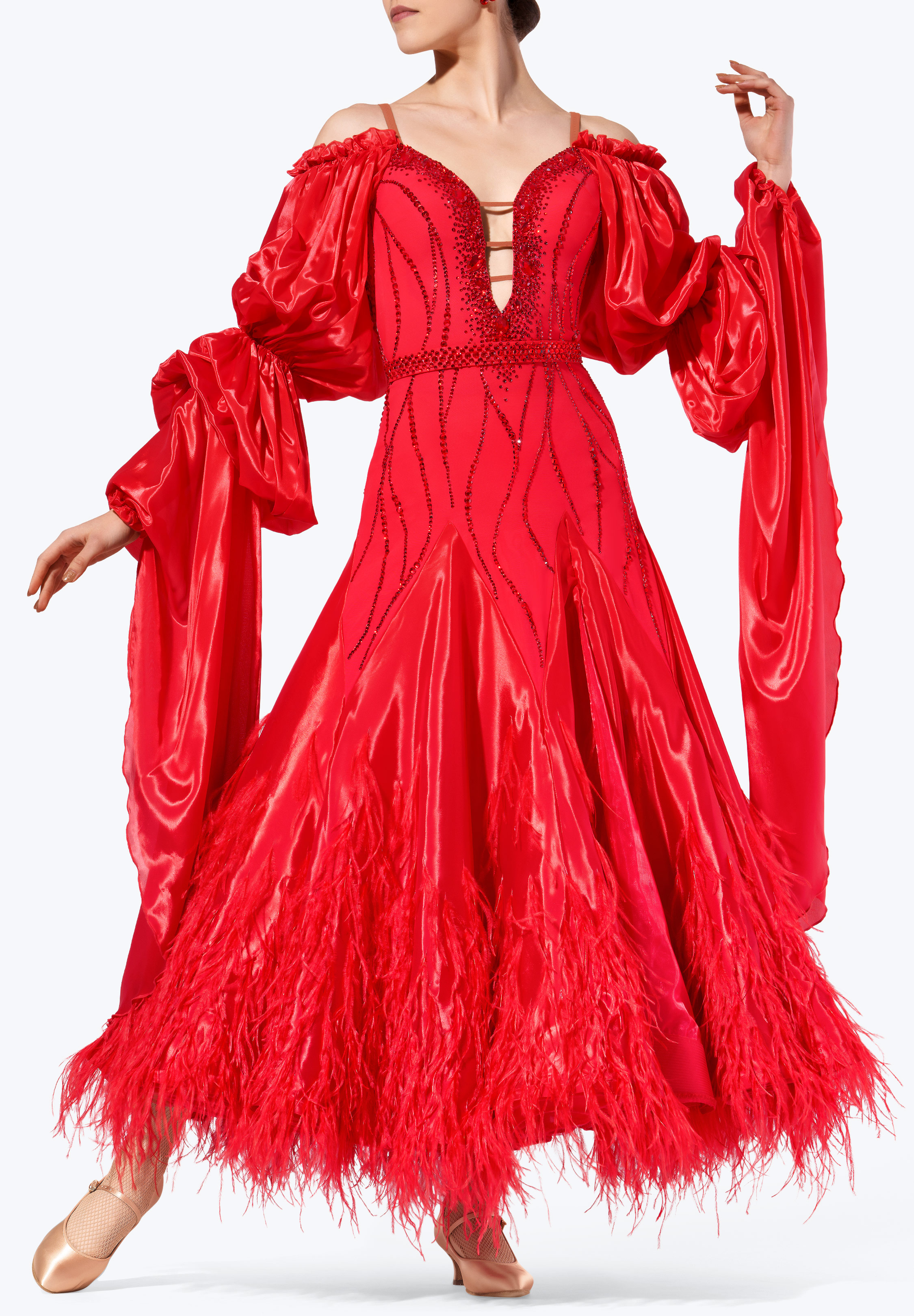 Mina Ruched Ballroom Gown DSI-B24003