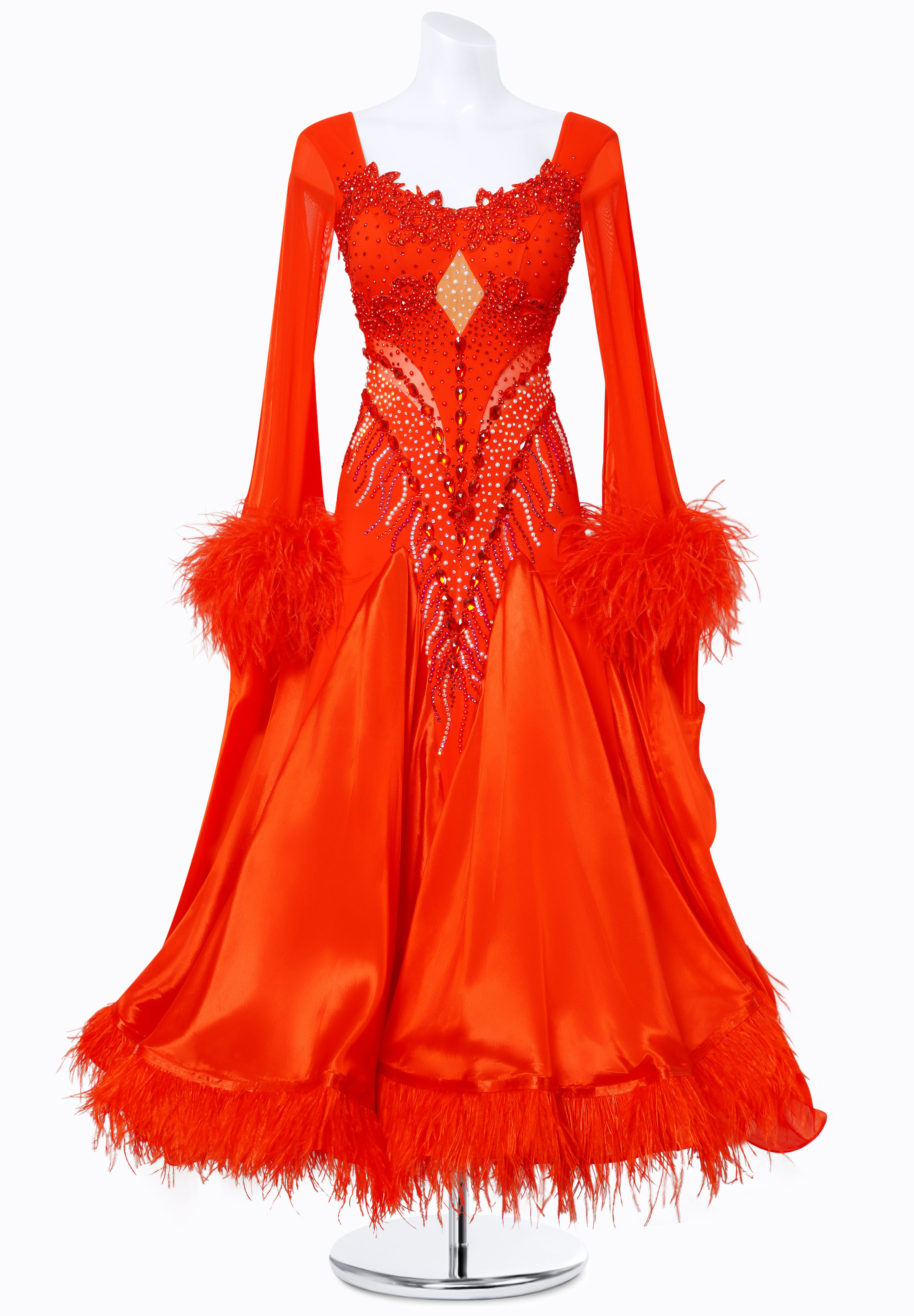 Dancing Flame Ballroom Gown MF-B0290